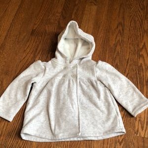 Gymboree A-line Gray Sweatshirt Jacket